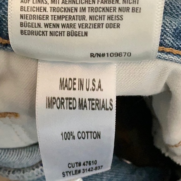 Citizens of Humanity Premium Vintage Denim jean Skirt 29 7 USA made 100% cotton - Picture 10 of 16